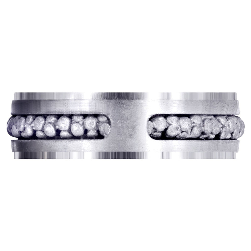 Contemporary Mens Wedding Band | Satin Finish (Paul)