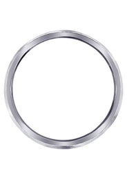 Contemporary Mens Wedding Band | High Polish Finish