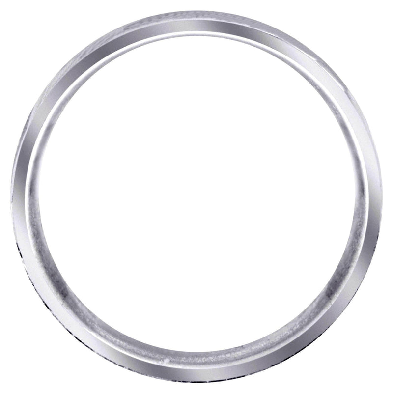 Hand Woven Unique Mens Wedding Band | Satin Finish (Matteo)
