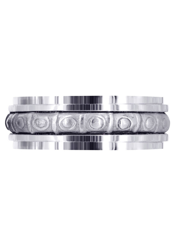 Celtic Mens Wedding Band | Sand Blast / High Polish Finish (Brian)