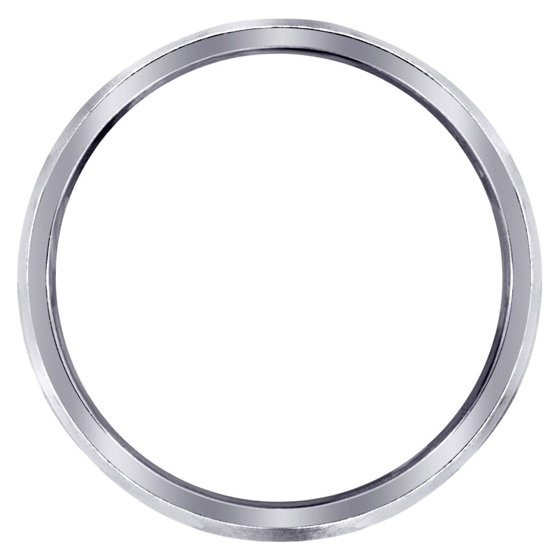 Antique Mens Wedding Band | Sand Blast / High Polish Finish (Amir)