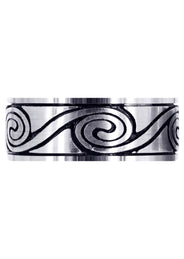 Celtic Unique Mens Wedding Band | High Polish Finish (Maverick)