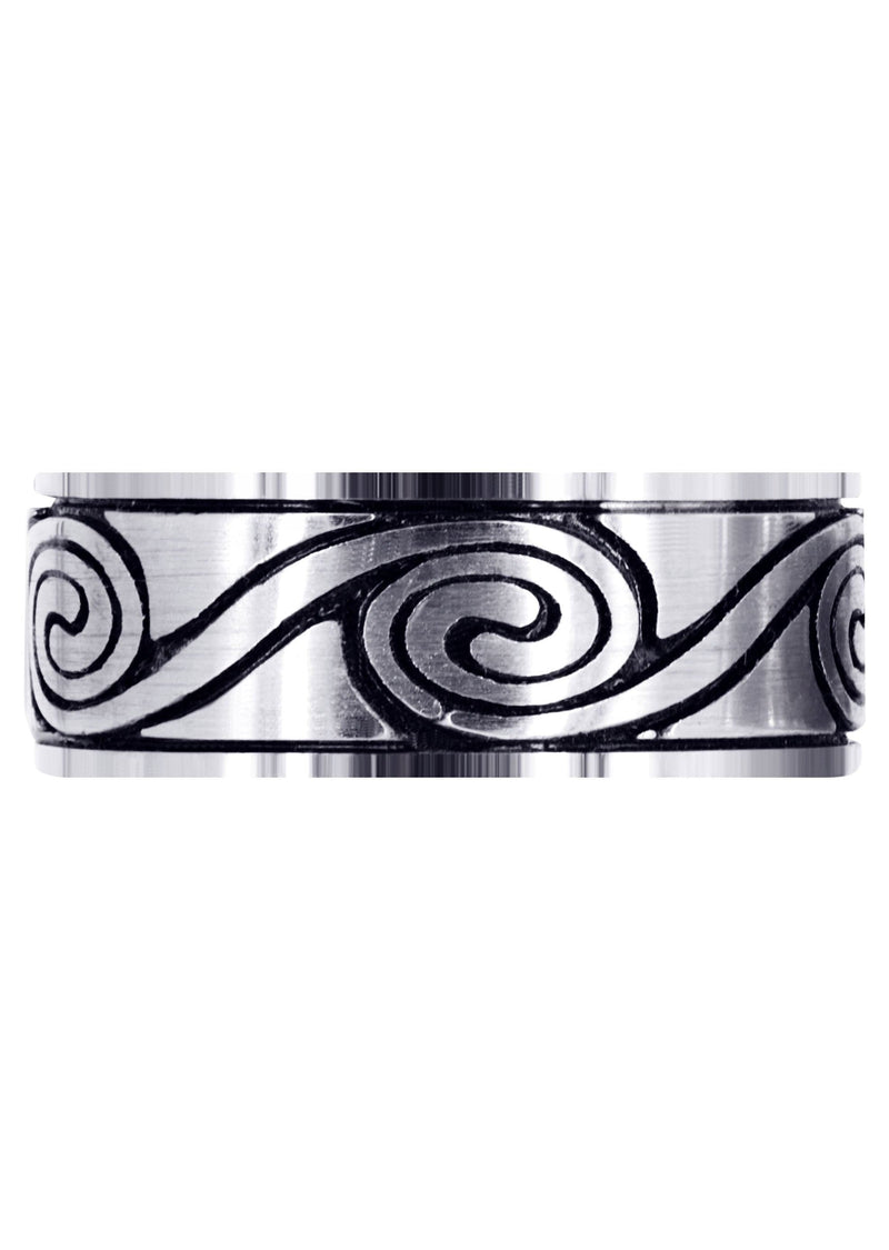 Celtic Unique Mens Wedding Band | High Polish Finish (Maverick)