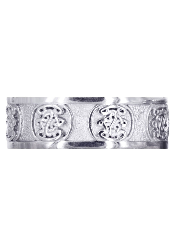 Celtic Mens Wedding Band | High Polish Finish (Karter)