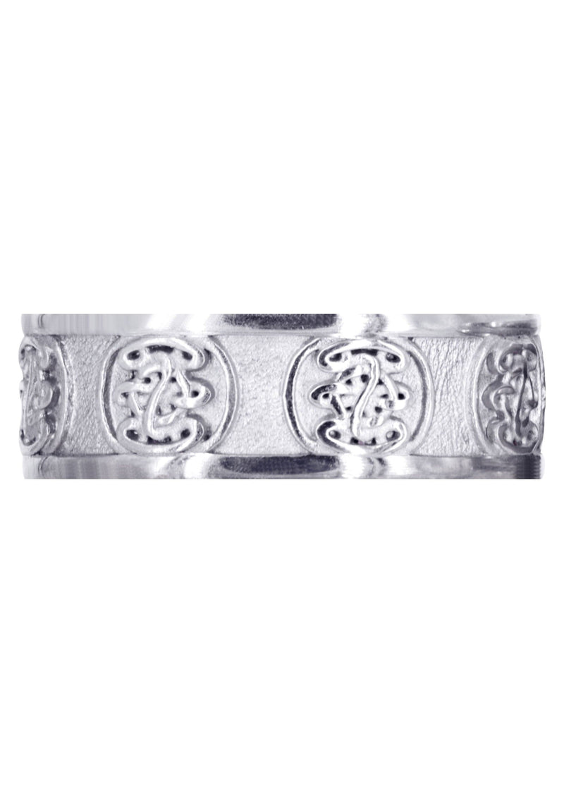 Celtic Mens Wedding Band | High Polish Finish (Karter)