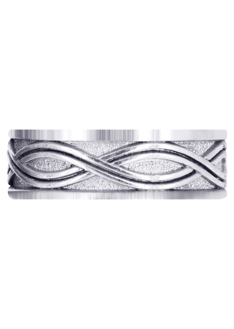Celtic Mens Wedding Band | High Polish Finish (Kyle)
