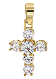 Mens Gold Plated Cross Pendant | 11.5 Grams