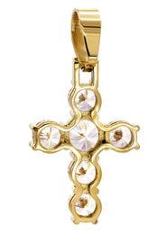 Mens Gold Plated Cross Pendant | 11.5 Grams