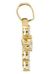 Mens Gold Plated Cross Pendant | 11.5 Grams