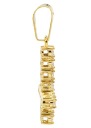 Mens Gold Plated Cross Pendant | 2.7 Grams