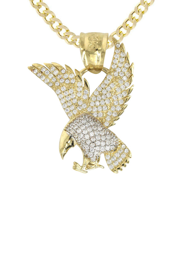 10K Yellow Gold Hawk Necklace | Appx. 13.3 Grams