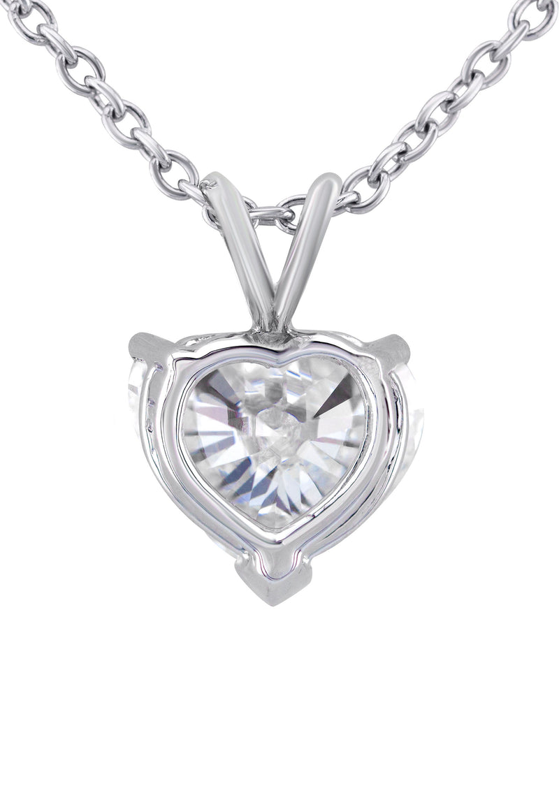 Women Jewelry - Diamond Necklace For Women | Lab Grown Heart Diamond Solitaire Pendant