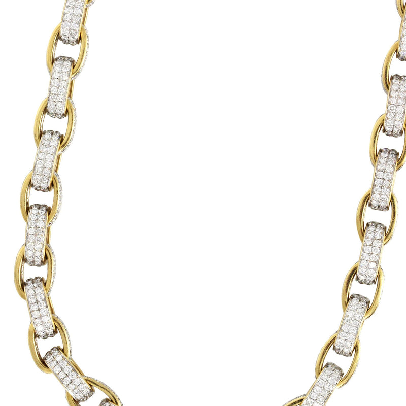 Gold Hermes Diamond Chain
