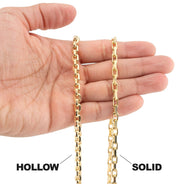 10K Gold Hermes Necklace / 5 MM