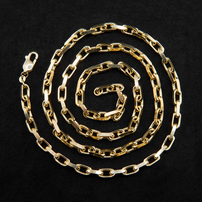 10K Gold Hermes Necklace / 5 MM