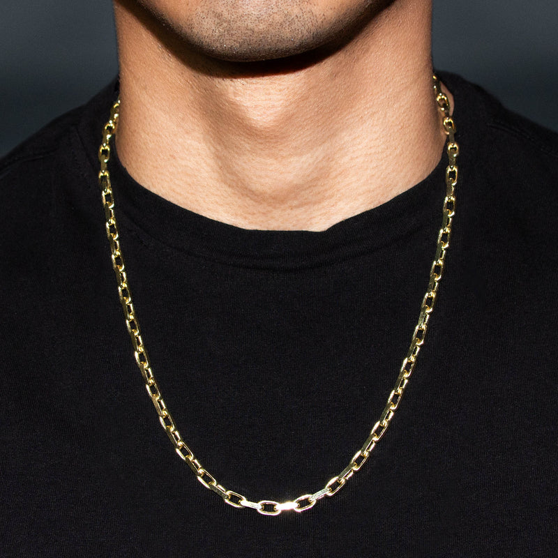 10K Gold Hermes Necklace / 5 MM