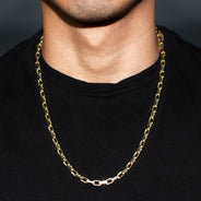 10K Gold Hermes Necklace / 5 MM