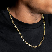 10K Gold Hermes Necklace / 5 MM