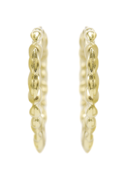 10K Womens Gold Hoop Earrings | Customizable Size