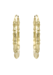 10K Womens Gold Hoop Earrings | Customizable Size