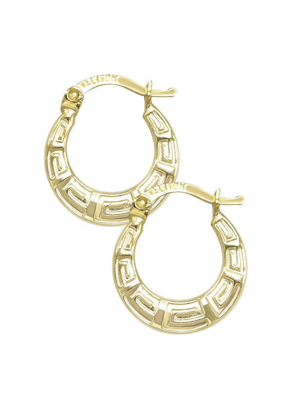 10K Womens Gold Hoop Earrings | 1.7MM | 1.7MM