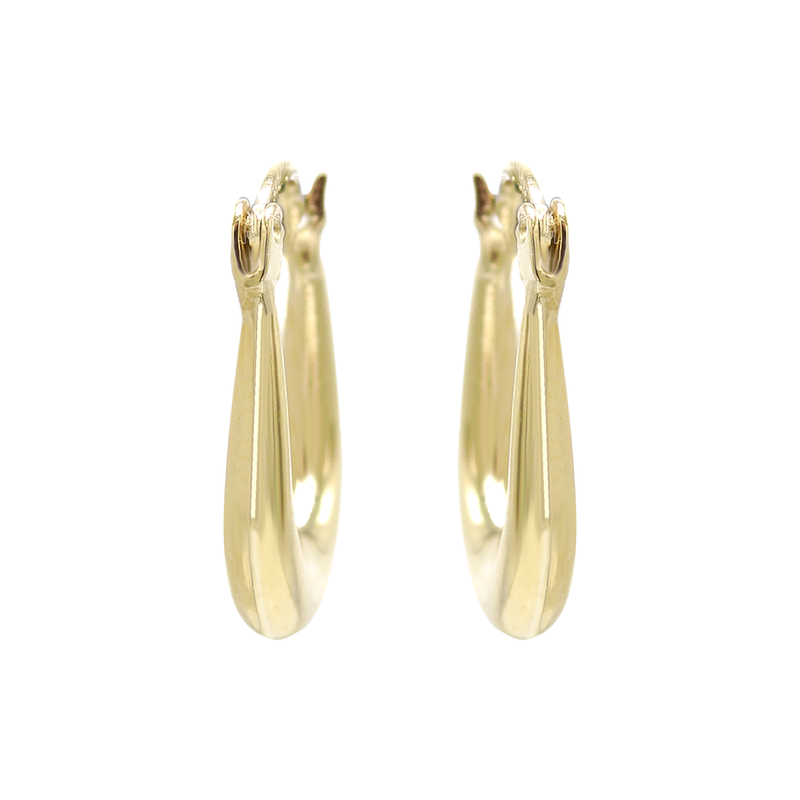 10K Womens Gold Hoop Earrings