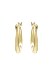 10K Womens Gold Hoop Earrings