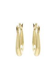 10K Womens Gold Hoop Earrings | 3MM