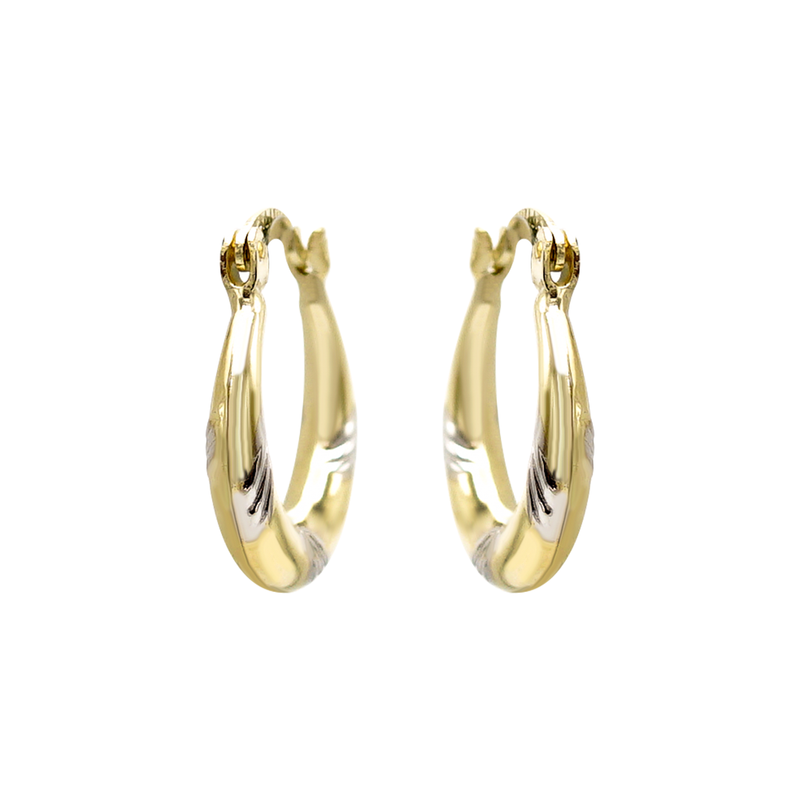 10K Womens Gold Hoop Earrings