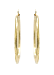 10K Womens Gold Hoop Earrings | Customizable Size
