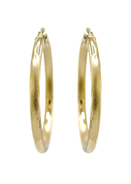 10K Womens Gold Hoop Earrings | Customizable Size