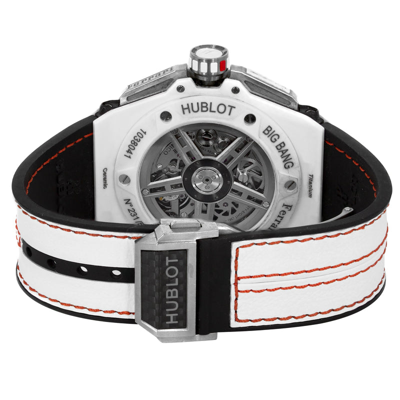 HUBLOT BIG BANG SKELETON 45 MM UNICO FERRARI CERAMIC