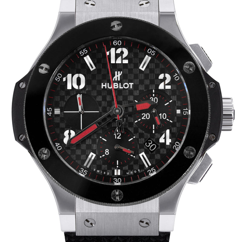 HUBLOT BIG BANG 41 MM CHRONOGRAPH |STAINLESS STEEL | RUBBER STRAP