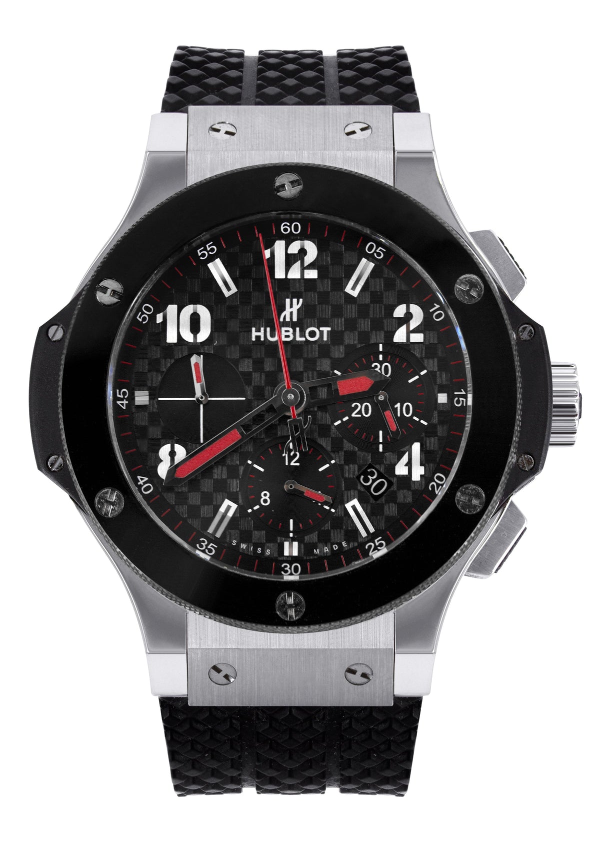 HUBLOT BIG BANG 41 MM CHRONOGRAPH |STAINLESS STEEL | RUBBER STRAP