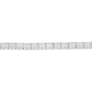 14K White Gold 1.60CT Flower Diamond Bracelet