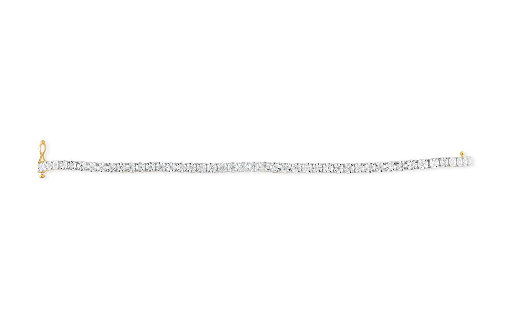 10K Yellow Gold 1.00CT Diamond Bracelet
