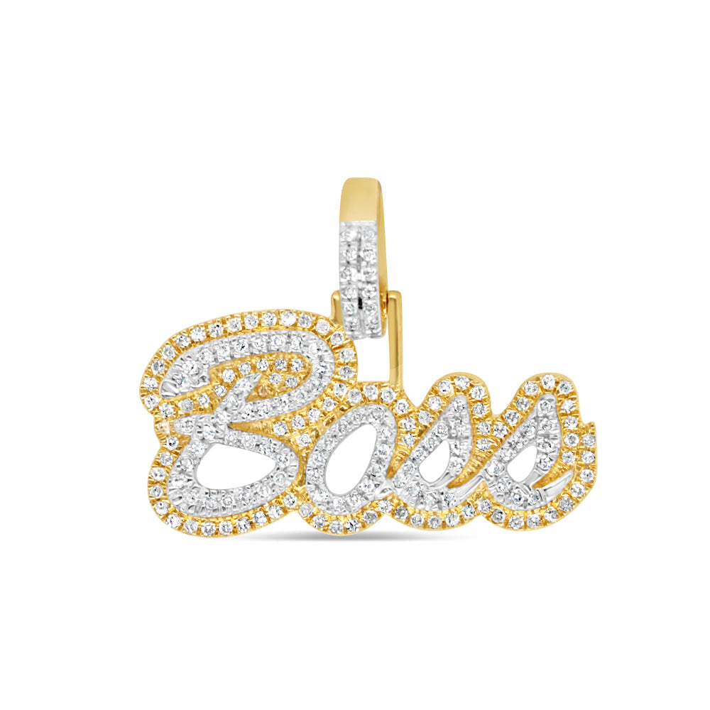 Boss - Diamond Pendant | Yellow Gold | 0.34 CTW | 10K