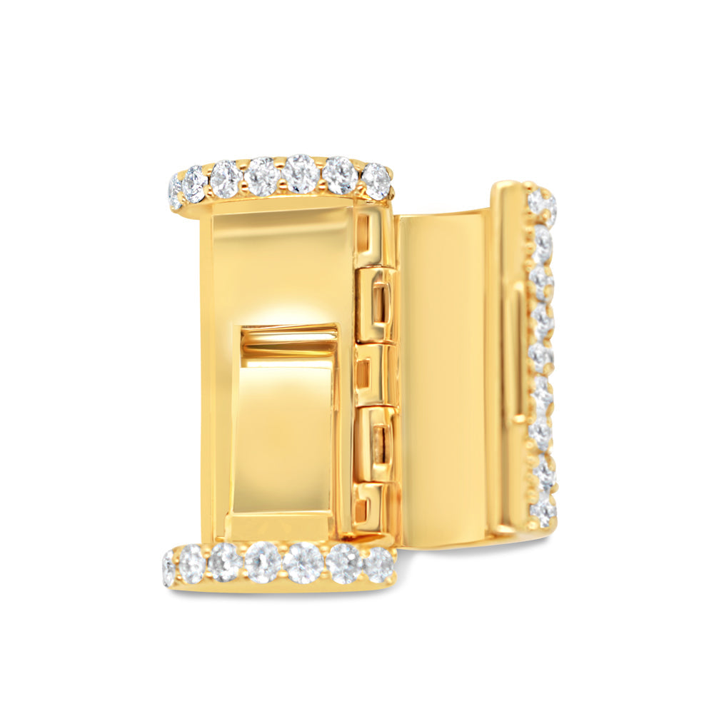 Lock - Diamond Chain Lock | Yellow Gold | 1.89 CTW | 14K | 11MM