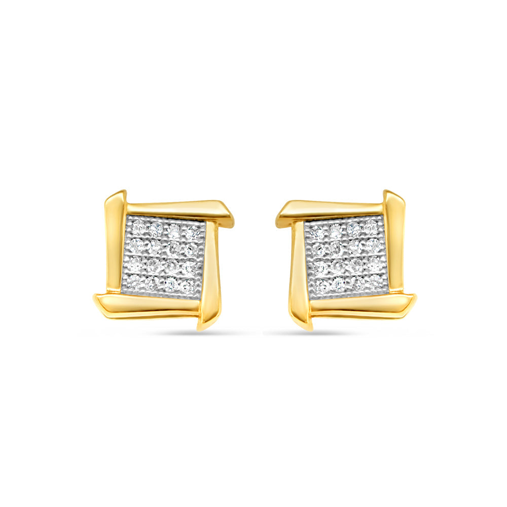 10K White Gold | Diamond Earrings | 0.50CTW | 7.6MM