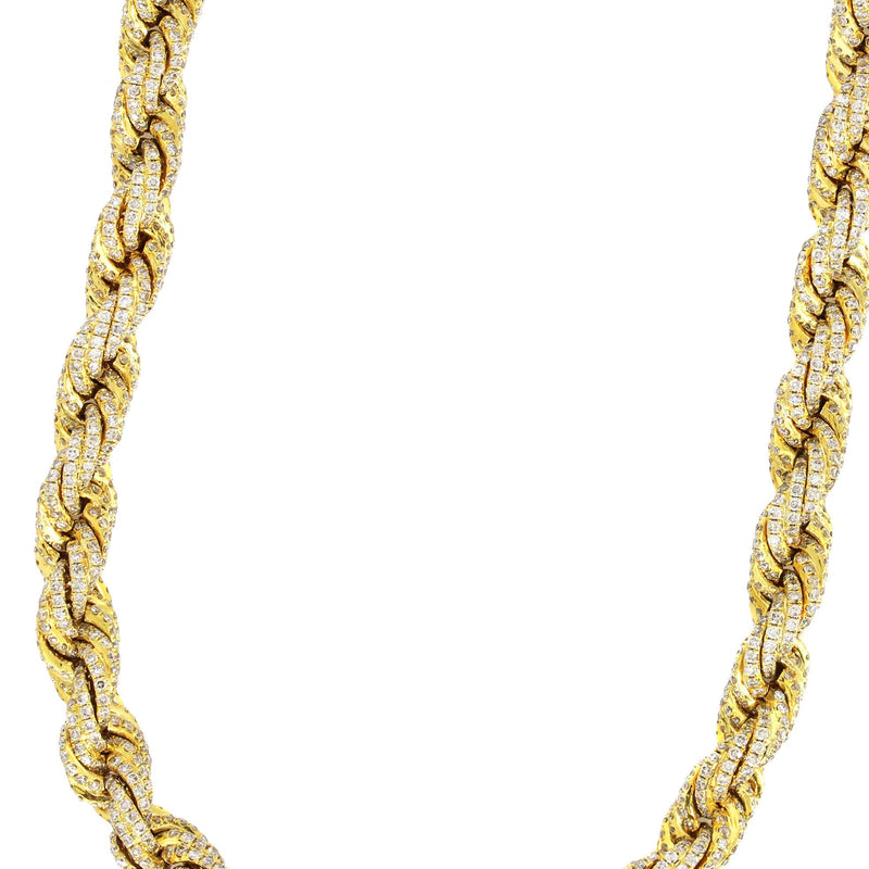 Iced Out Rope Chain