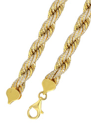 Iced Out Rope Chain