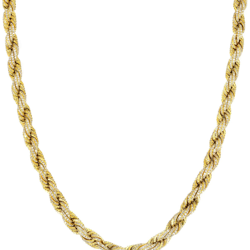 Iced Out Rope Chain