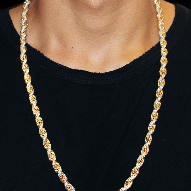 Iced Out Rope Chain