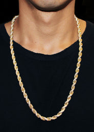 Iced Out Rope Chain