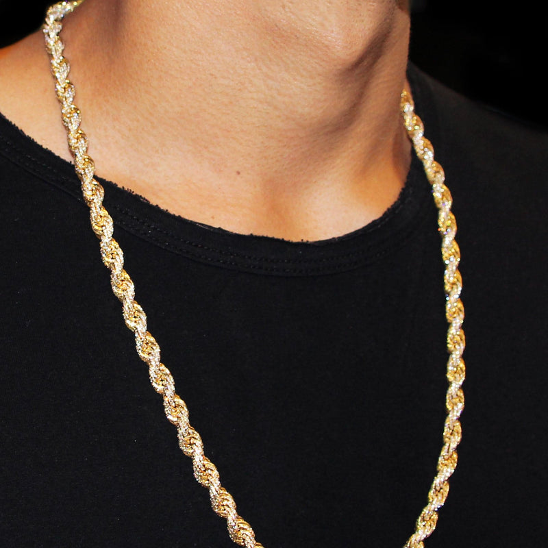 Iced Out Rope Chain