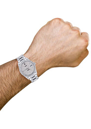 Diamond Mens Rolex Datejust Watch 16200  | 36MM | Full Diamond Dial | Oyster Band