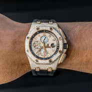 Audemars Piguet Royal Oak Offshore | 18K Rose Gold | Diamond Iced Out  | 44 MM | 15 Carats
