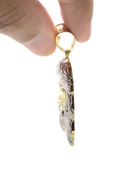 10K Gold Jesus Head Pendant | Customizable Size