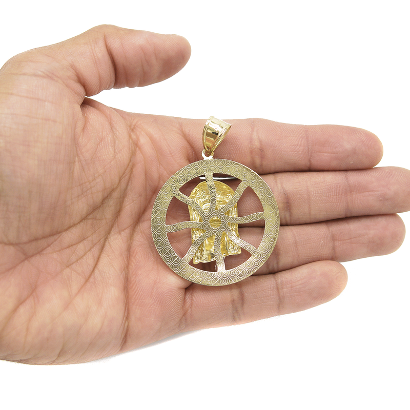 10K Gold Jesus Head Pendant | 6.5 Grams
