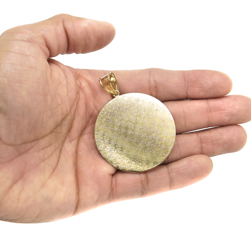 10K Gold Jesus Head Pendant | 8 Grams